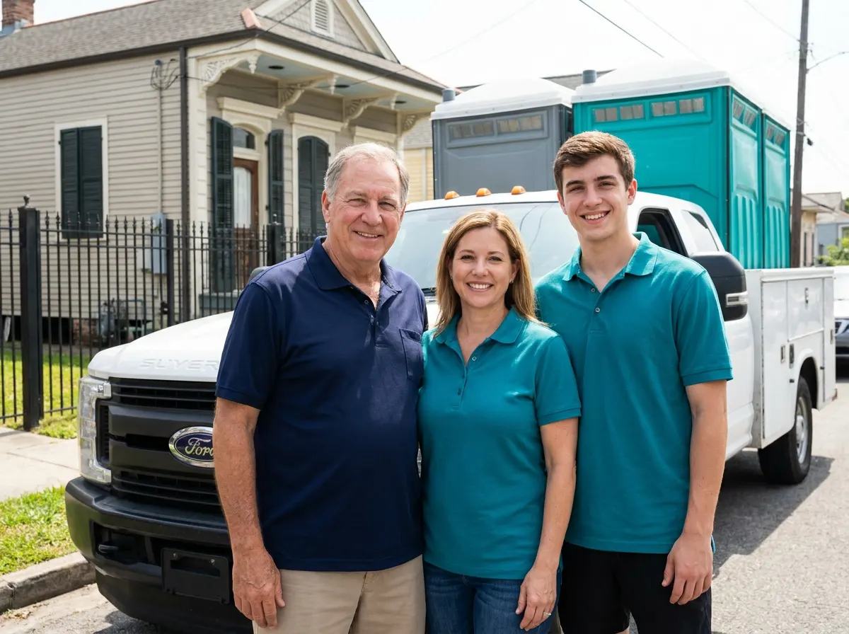 The Riverside Portable Toilet Rentals team — portable toilet rentals in New Orleans, LA